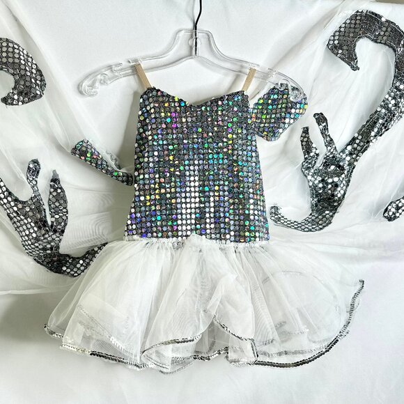 White Butterfly Dance Tutu - Picture 1 of 8